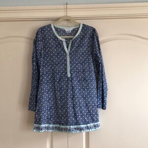 THE COMPANY STORE 100% COTTON COVERUP/TUNIC Size Medium